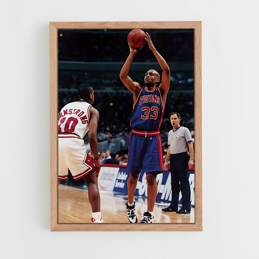 Poster Le Dunk de Grant – affiche Basketball (vue 4)